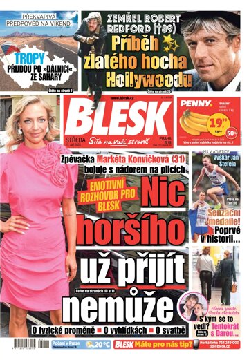 Obálka e-magazínu Blesk 17.9.2025