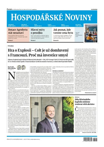 Obálka e-magazínu Hospodářské noviny 101 - 28.5.2026
