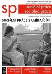 Obálka e-magazínu Sociální práce 2/2010 s umírajícími