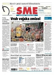 Obálka e-magazínu SME 16.7.2013