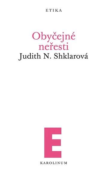 Obálka knihy Obyčejné neřesti