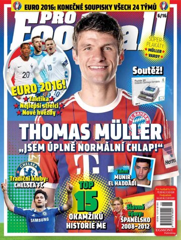 Obálka e-magazínu Pro Footbal 6/2016