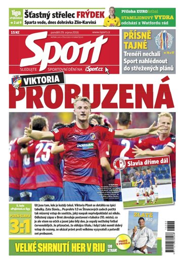 Obálka e-magazínu Sport 29.8.2016