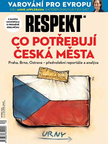 Obálka e-magazínu Respekt 40/2018
