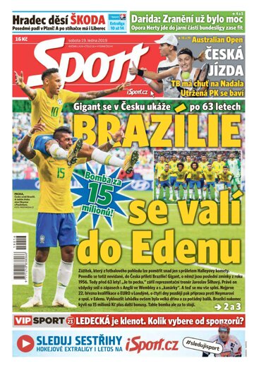 Obálka e-magazínu Sport 19.1.2019