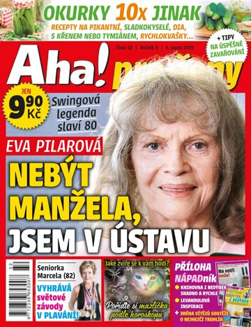 Obálka e-magazínu AHA! pro ženy 32/2019