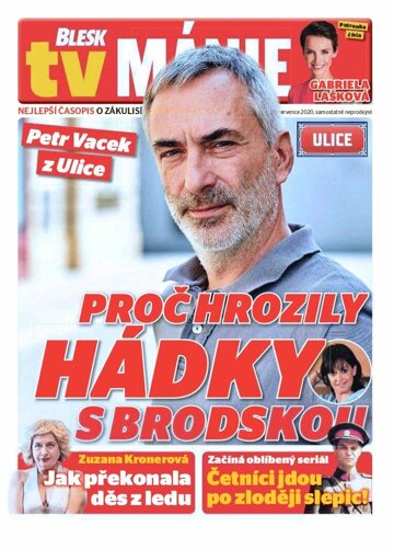 Obálka e-magazínu Blesk Tv manie 18.7.2020