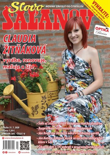 Obálka e-magazínu Slovo Šaľanov 7-8/2020