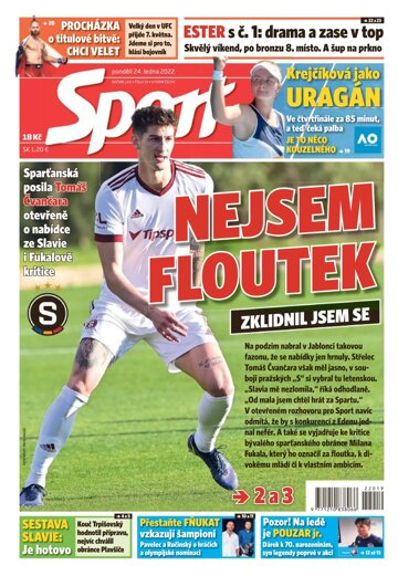 Obálka e-magazínu Sport 24.1.2022