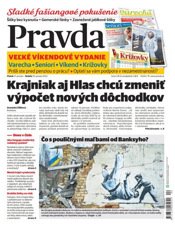 Obálka e-magazínu Pravda 27. 1. 2023