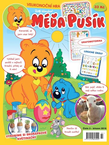 Obálka e-magazínu Méďa Pusík 3/2016