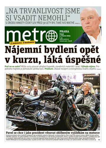 Obálka e-magazínu deník METRO 3.3.2023