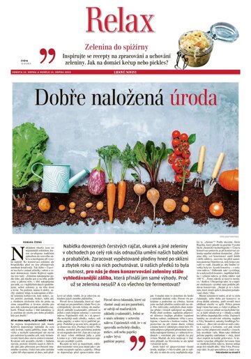 Obálka e-magazínu LN+ Morava - 12.8.2023