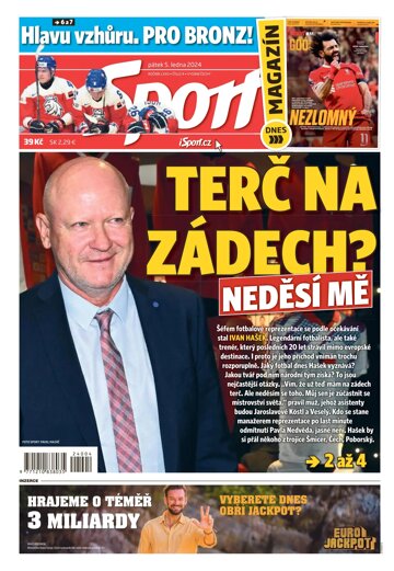 Obálka e-magazínu Sport 5.1.2024