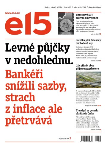 Obálka e-magazínu E15 3.5.2024