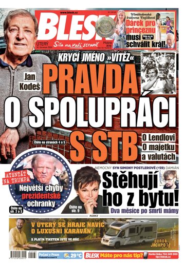 Obálka e-magazínu Blesk 16.7.2024