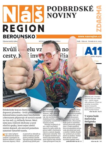 Obálka e-magazínu Náš Region - Berounsko 26/2025