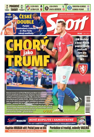 Obálka e-magazínu Sport 30.8.2025