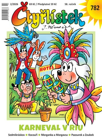 Obálka e-magazínu Čtyřlístek 2/2026