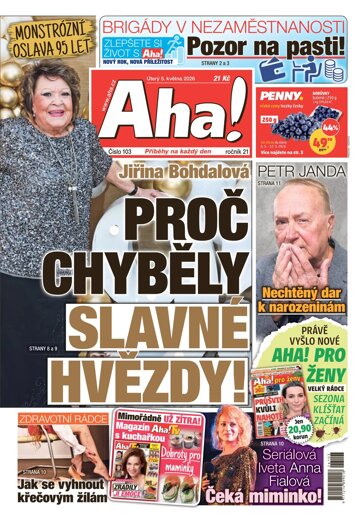 Obálka e-magazínu AHA! 5.5.2026