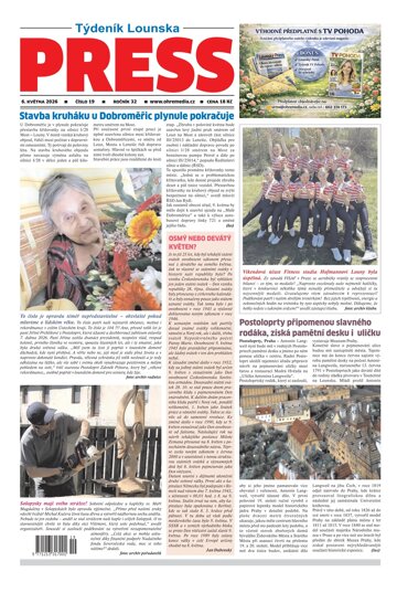Obálka e-magazínu Lounský press 19/26