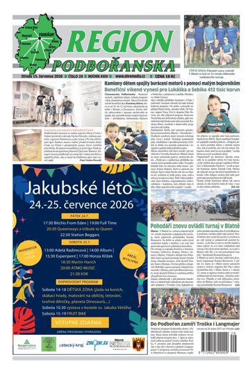 Obálka e-magazínu Region Podbořanska 29/2026