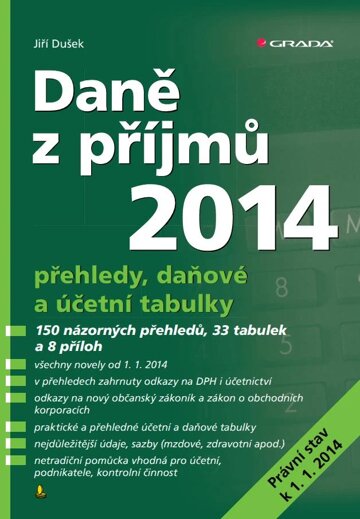 Obálka knihy Daně z příjmů 2014