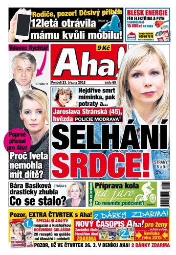 Obálka e-magazínu AHA! 23.3.2015