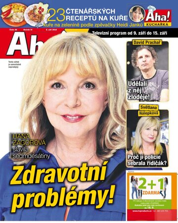 Obálka e-magazínu AHA! Tv - 8.9.2016