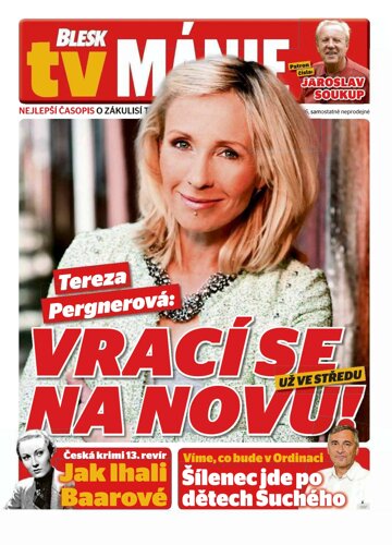 Obálka e-magazínu Blesk Tv manie 10.12.2016