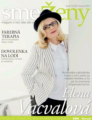 Obálka e-magazínu SME Ženy 25/3/2017