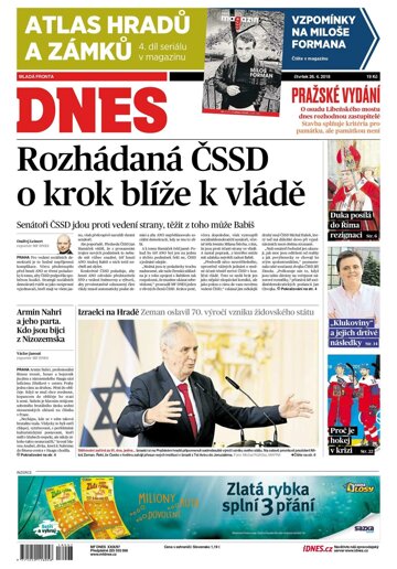 Obálka e-magazínu MF Dnes 26.4.2018