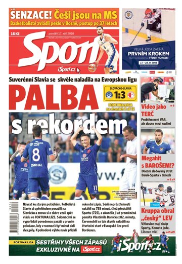 Obálka e-magazínu Sport 17.9.2018