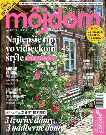 Obálka e-magazínu Môj dom 4/2019