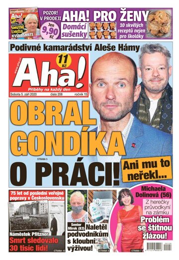 Obálka e-magazínu AHA! 5.9.2020