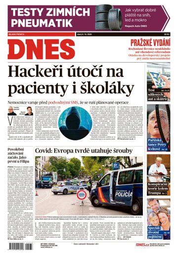 Obálka e-magazínu MF Dnes 6.10.2020