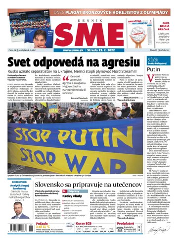 Obálka e-magazínu SME 23-2-2022