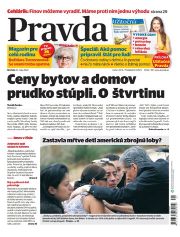 Obálka e-magazínu Pravda 26. 5. 2022