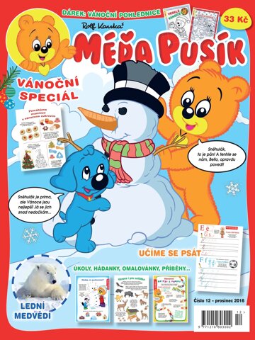 Obálka e-magazínu Méďa Pusík 12/2016