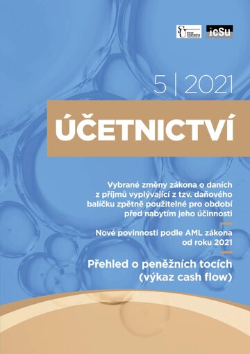 Obálka e-magazínu Účetnictví 5/2021