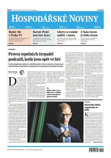 Obálka e-magazínu Hospodářské noviny 011 - 16.1.2024