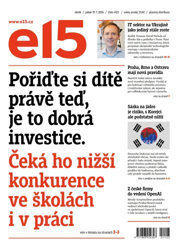 Obálka e-magazínu E15 19.7.2024
