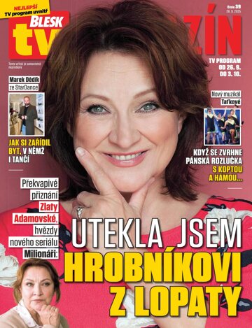 Obálka e-magazínu Blesk Tv magazín - 26.09.2025