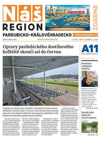 Obálka e-magazínu Náš Region - Pardubicko/Královéhradecko 10/2026
