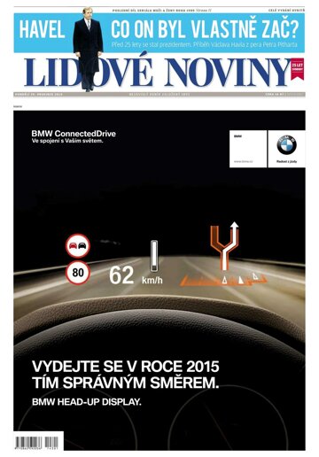 Obálka e-magazínu Lidové noviny 29.12.2014