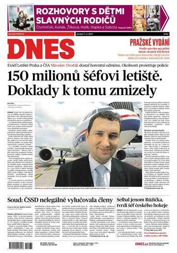 Obálka e-magazínu MF Dnes 11.6.2015