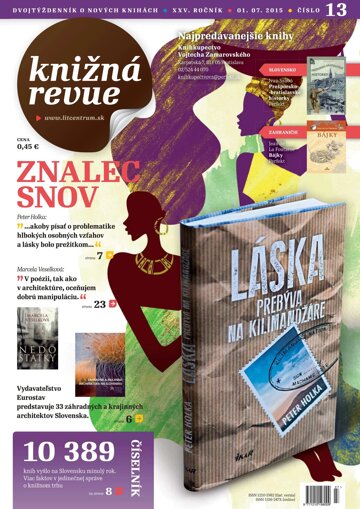 Obálka e-magazínu Knižná revue 13/2015