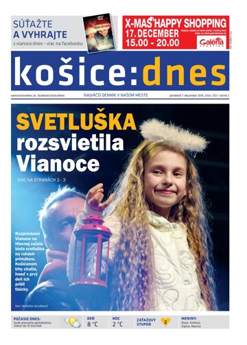 Obálka e-magazínu košice:dnes 7.12.2015