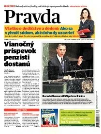 Obálka e-magazínu Pravda 26.9.2012