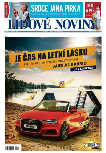 Obálka e-magazínu Lidové noviny 24.5.2019